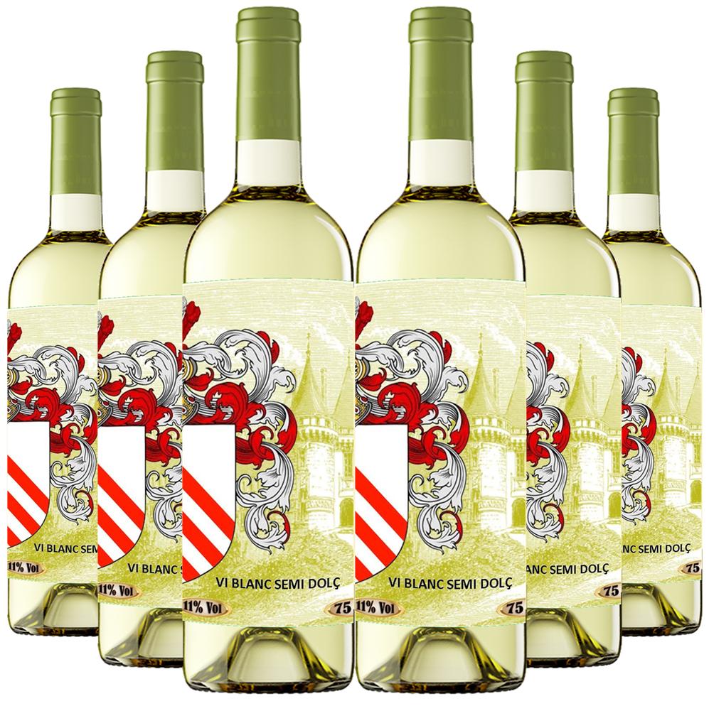 2102 - Vi Blanc Semi Dolç Château Monells D.O. Penedès - Imatge 4