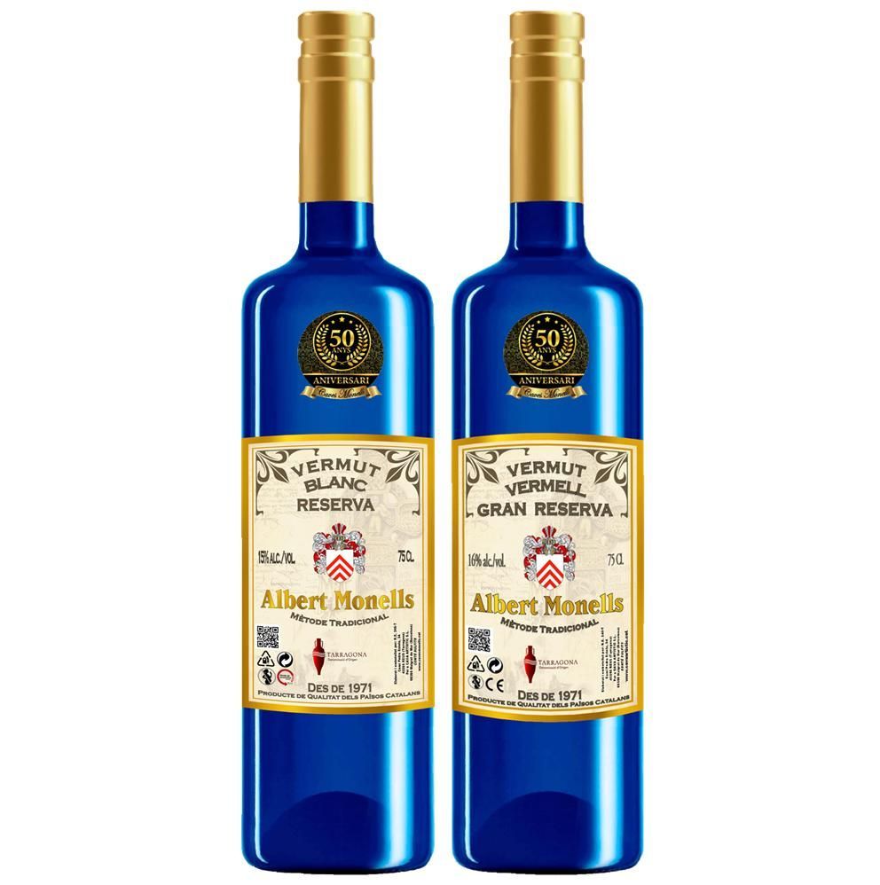Duet de Vermuts Blanc Reserva i Vermell Gran Reserva