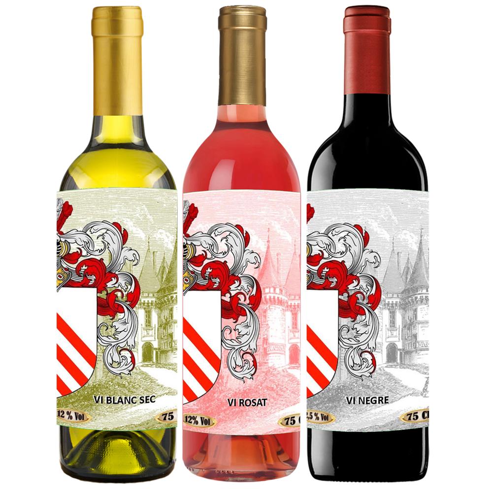 Assortiment de 3 Vins del Celler Monells de la D.O. Penedès