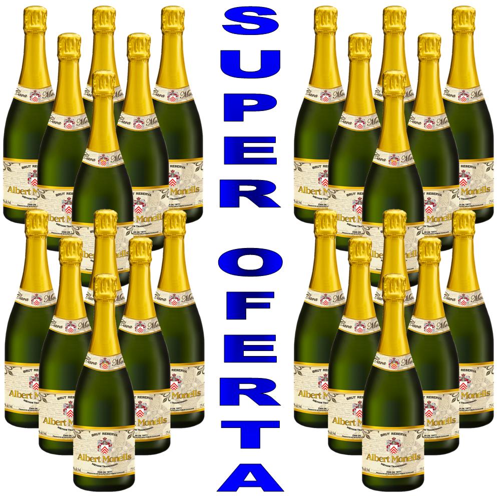Super Oferta de 4 Caixes de Cava Brut Reserva "Albert Monells"