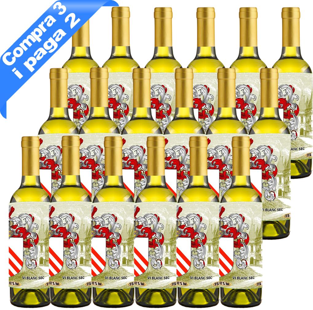 2101 - Vi Blanc Sec Château Monells D.O. Penedès - Compra 3 Caixes i paga nomès 2