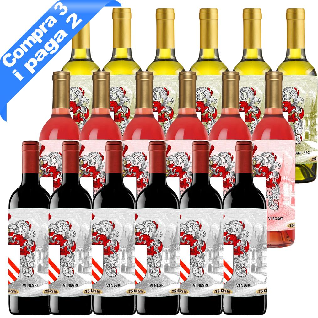 Vins Château Monells D.O. Penedès -  Compra 3 Caixes i paga nomès 2