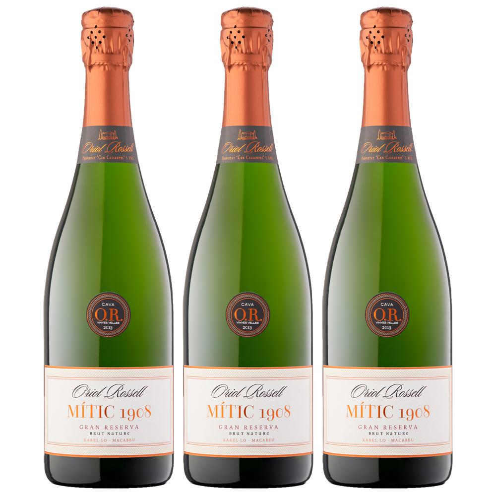 1243 - Cava Mític 1908 Oriol Rossell Brut Nature Gran Reserva - Imatge 2