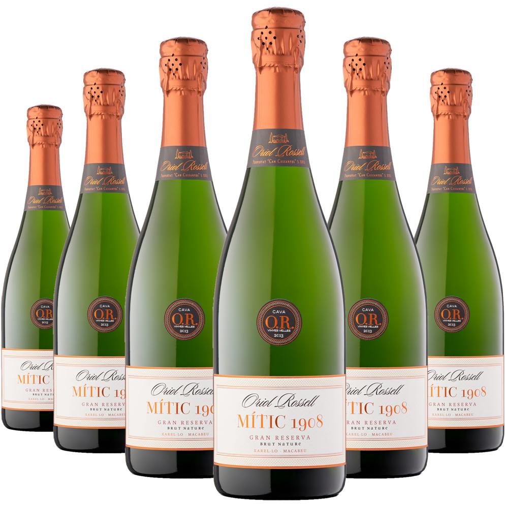 1243 - Cava Mític 1908 Oriol Rossell Brut Nature Gran Reserva - Imatge 4