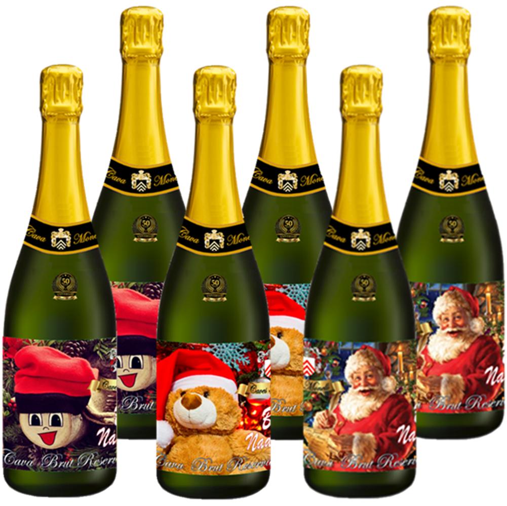 II Assortiment de 6 Caves Brut Reserva de Nadal