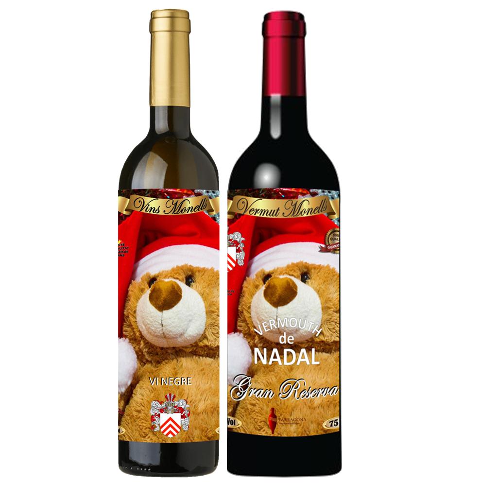 Lot de Nadal: Vi Negre + Vermut Negre