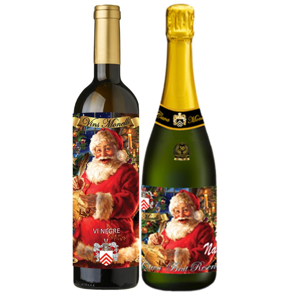 Lot de Nadal: Vi Negre + Cava Brut Reserva