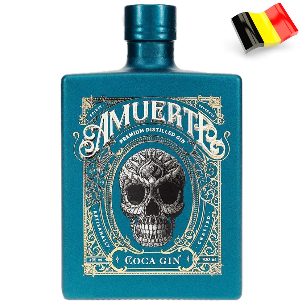 7015 - Ginebra de Bèlgica Amuerte Coca Gin Green Edition 43º - 70 Cl.