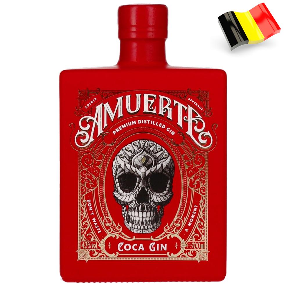 7016 - Ginebra de Bèlgica Amuerte Coca Gin Red Edition 43º - 70 Cl.