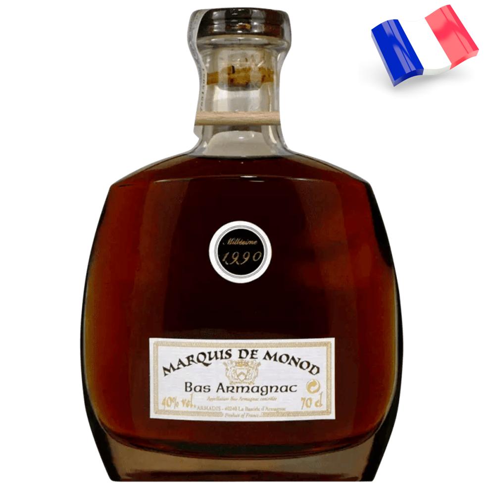 7077 - Armagnac Marquis De Monod Bas Millesime 1990 40º - 70 Cl