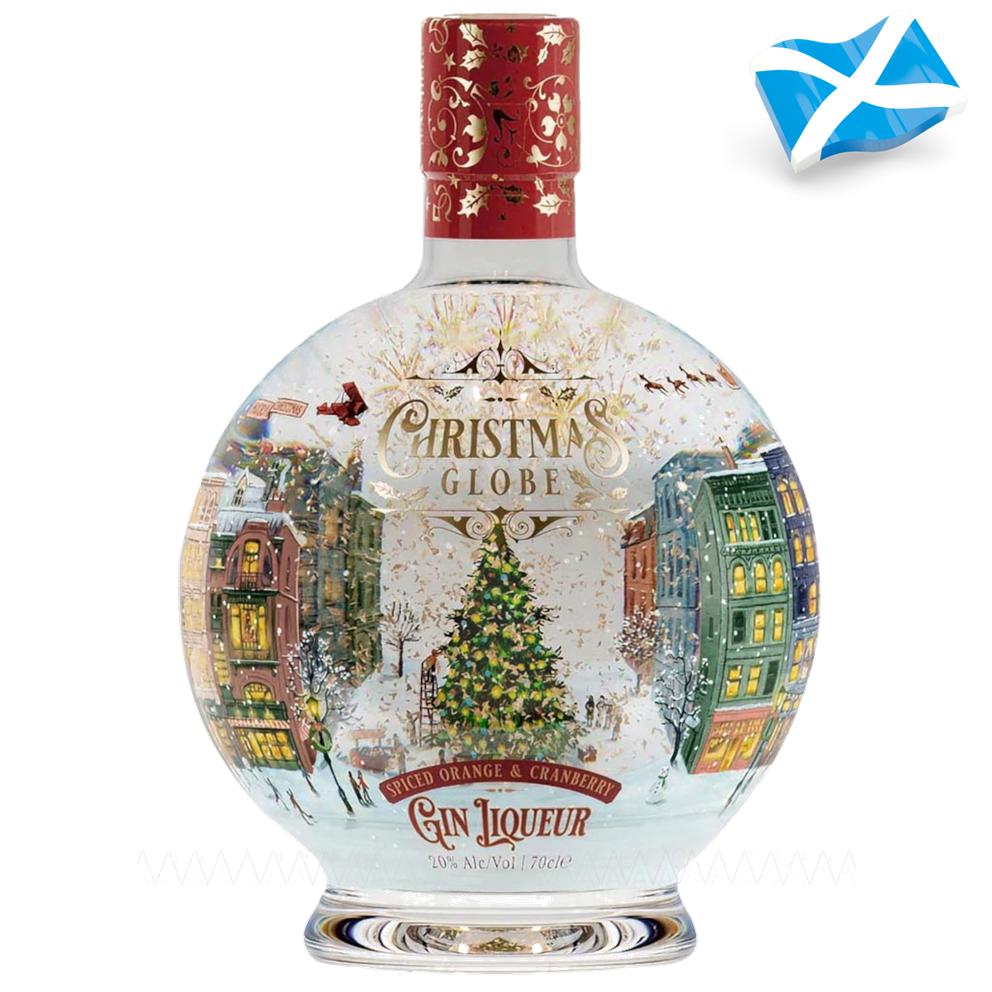 7046 - Licor de Ginebra Escocesa Christmas Globe amb Taronja i Nabius Especiats 20º - 70 Cl.