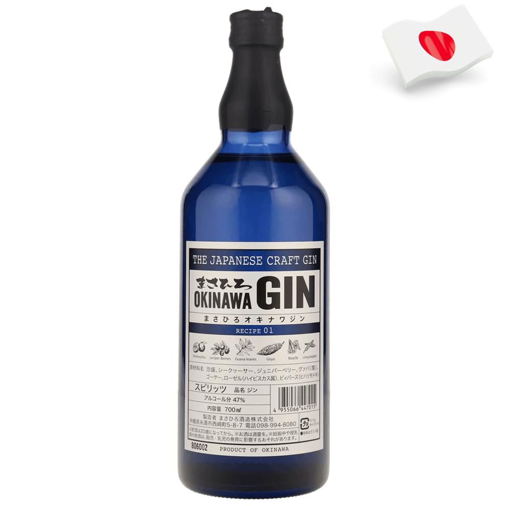 7053 - Ginebra Japonesa Masahiro Okinawa Craft Recepta 01 Gin 47º - 70 Cl.