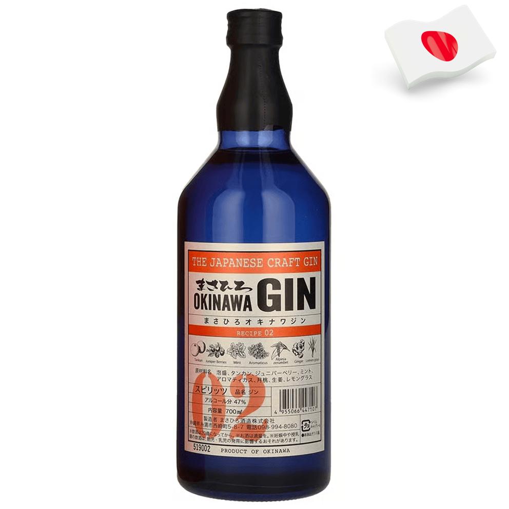 7054 - Ginebra Japonesa Masahiro Okinawa Craft Recepta 02 Limited Edition Gin 47º - 70 Cl.