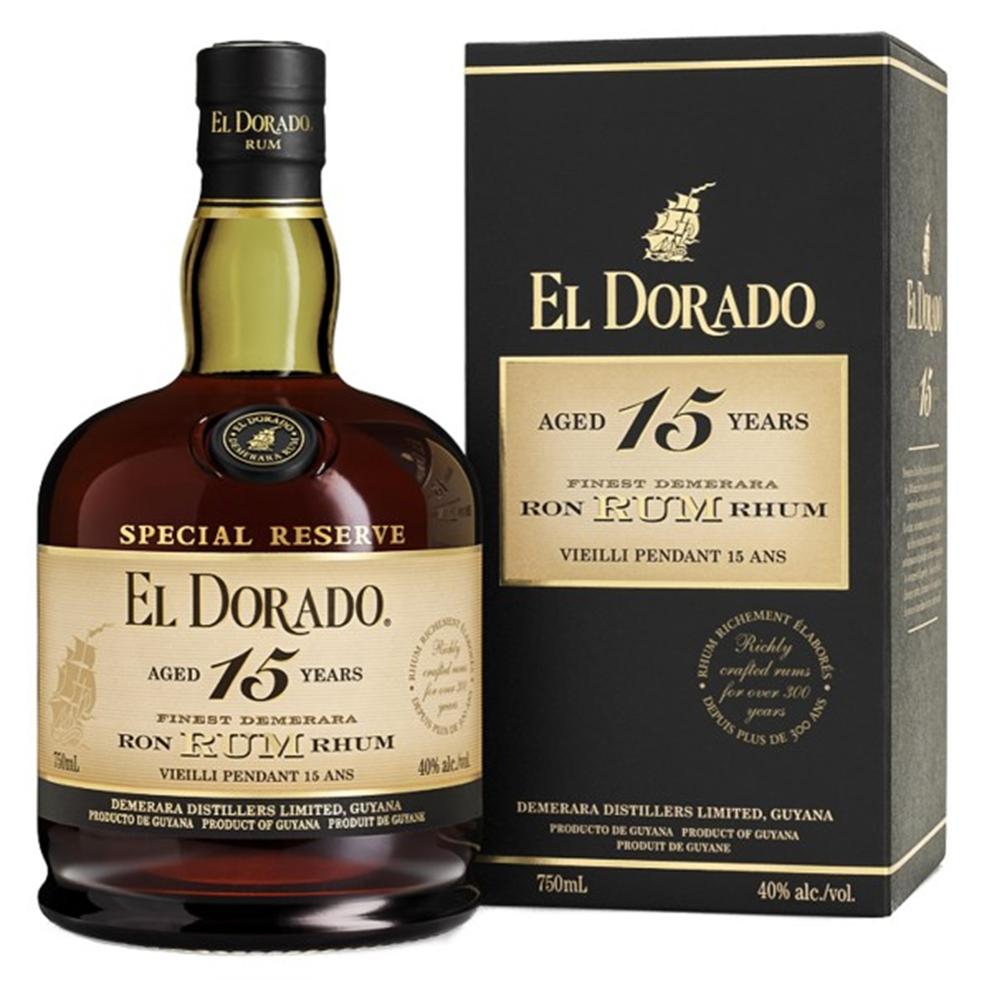 7114 - Rom de la Guyana El Dorado 15 Anys Special Reserve Rum 43º - 70 Cl. - Imatge 2