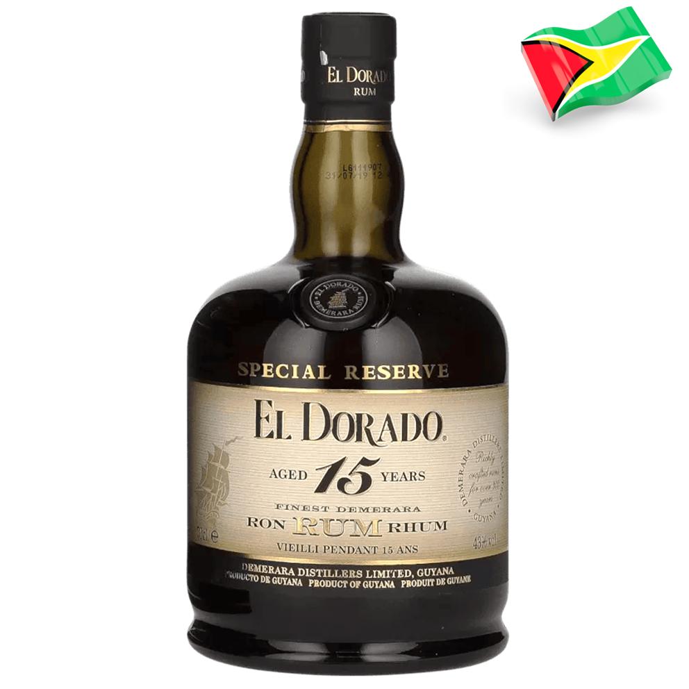 7114 - Rom de la Guyana El Dorado 15 Anys Special Reserve Rum 43º - 70 Cl.