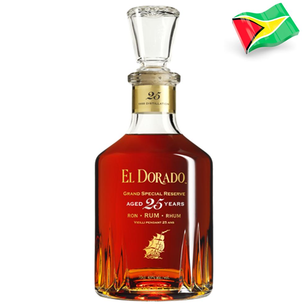 7119 - Rom de la Guyana El Dorado 25 Anys Special Reserve Rum  43º - 70 Cl.