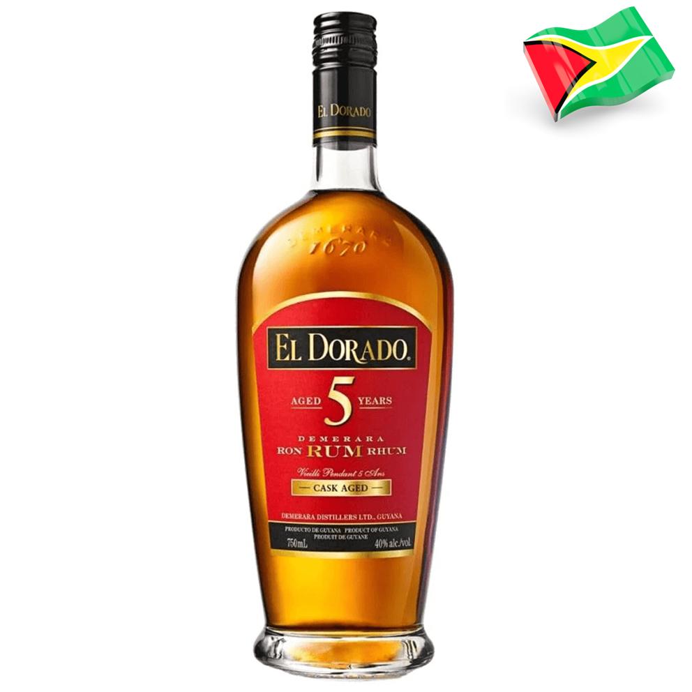 7111 - Rom de la Guyana El Dorado 5 anys Old Rum 40º - 70 Cl
