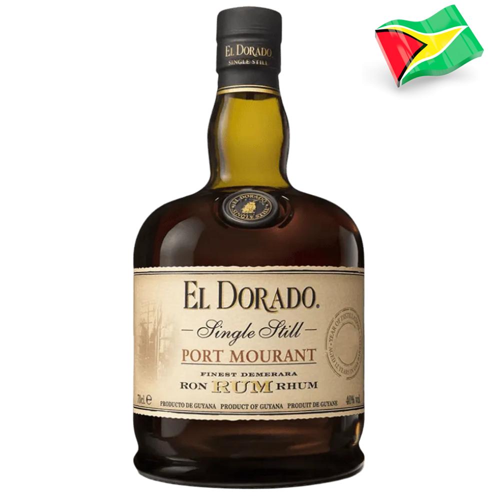 7117 - Rom de la Guyana El Dorado Single Still Port Mourant Rom 2009 40º - 70 Cl.