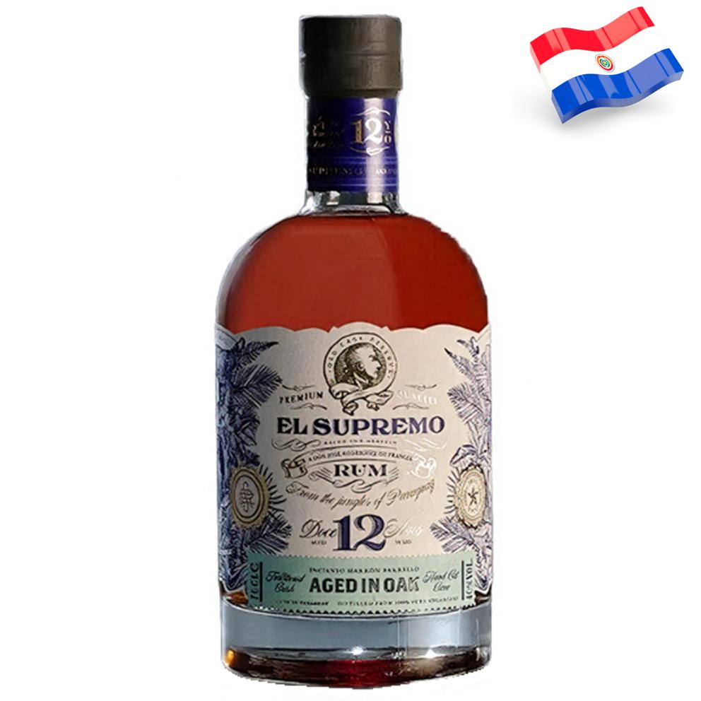 7132 - Rom del Paraguai El Supremo 12 Anys  40º - 70 Cl.