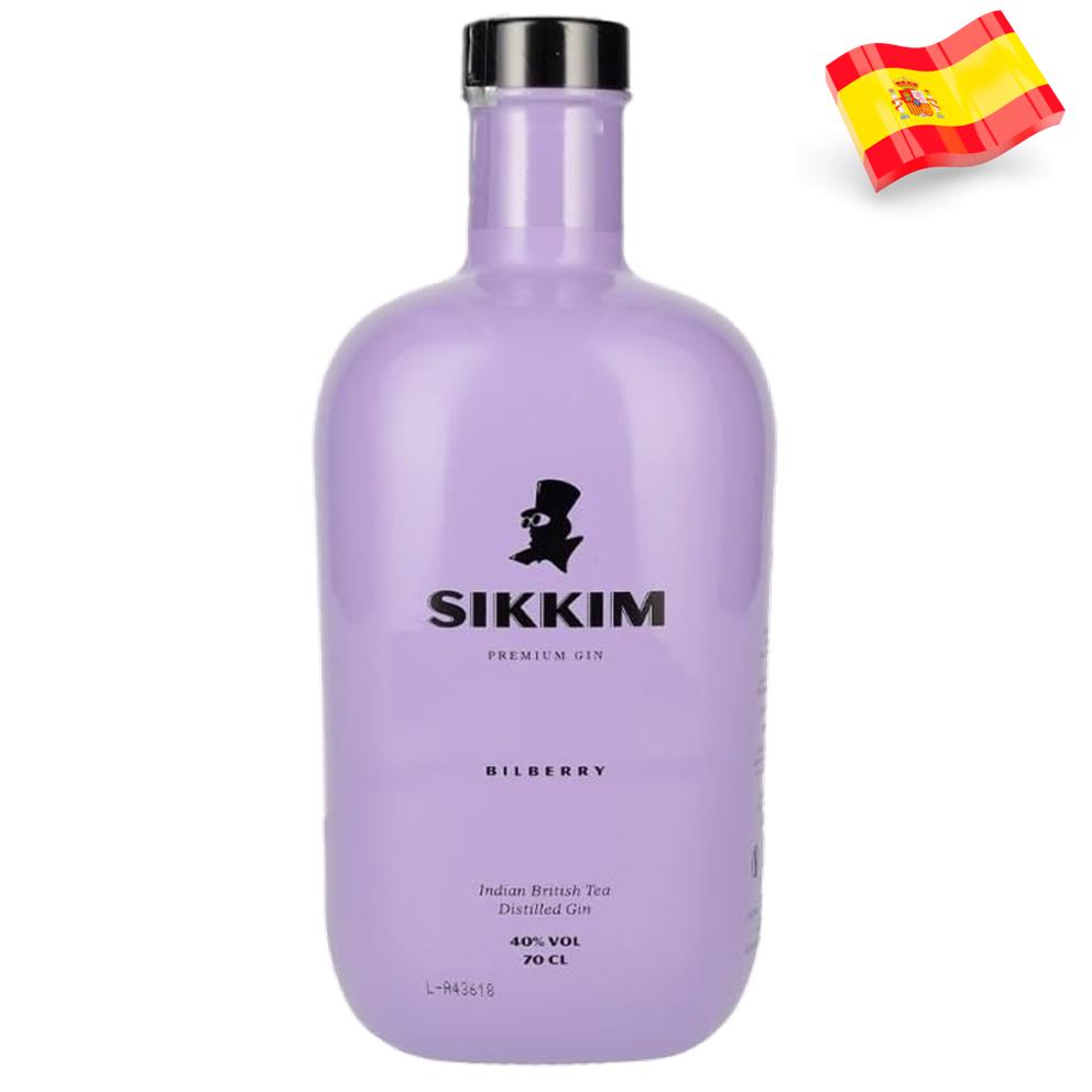 7002 - Ginebra Espanyola Sikkim Bilberry Dry Gin 40º - 70 Cl.