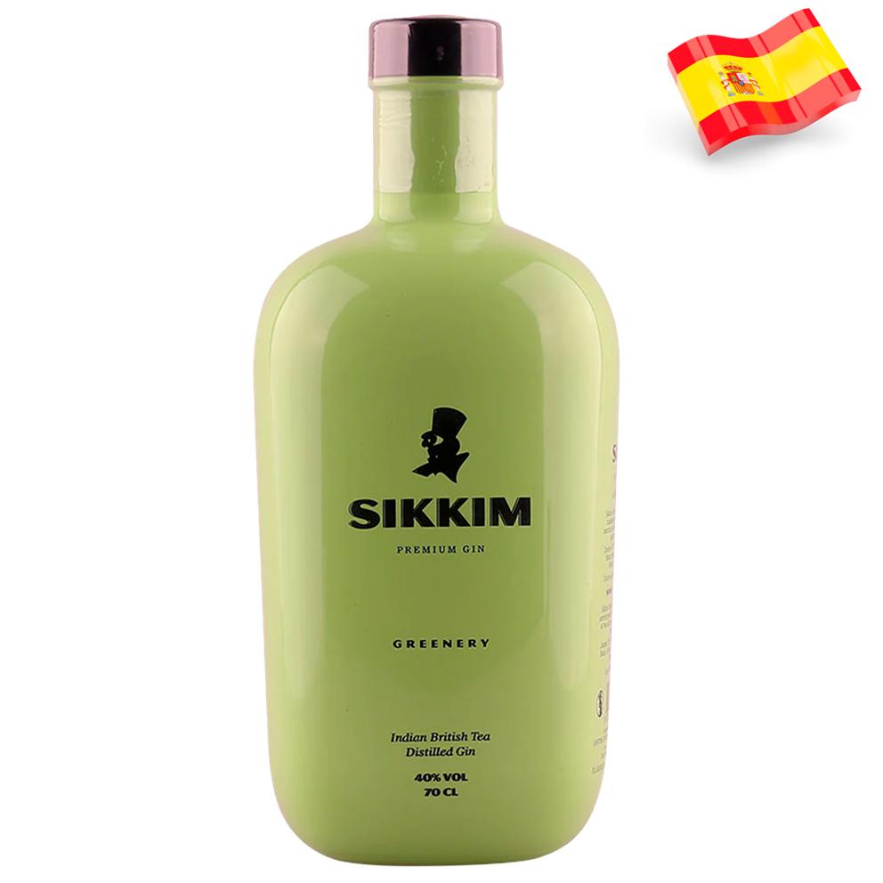 7004 - Ginebra Espanyola Sikkim Greenery Gin 40º - 70 Cl.