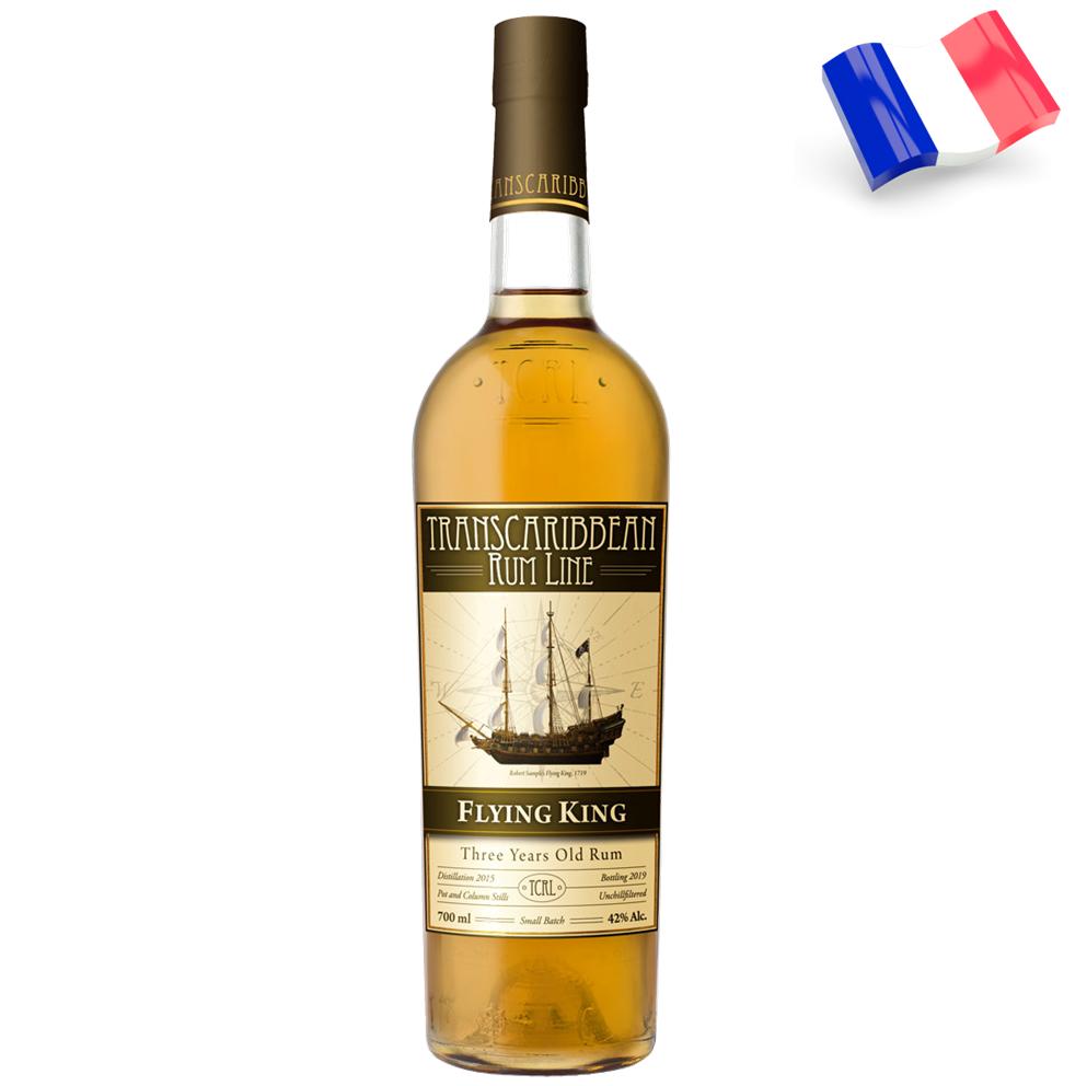 7135 - Rom de França Transcontinental Rum Line Flying King 42º - 70 Cl.
