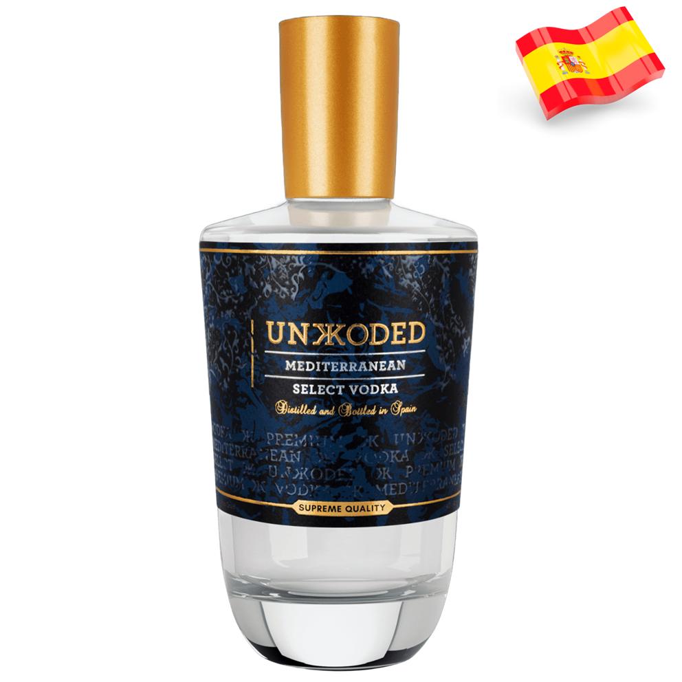 7151 - Vodka Espanyol Unkkoded Mediterranean Select 40º - 70 Cl.