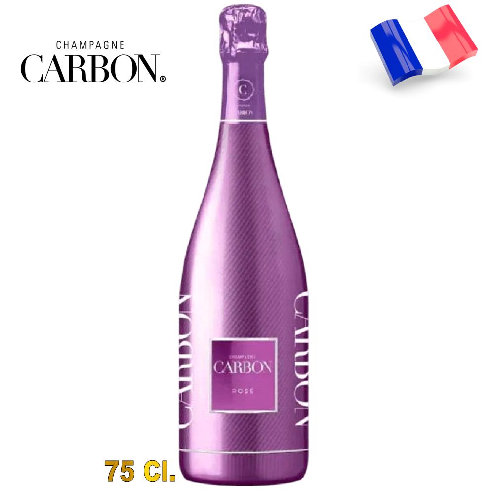 1404 - Carbon Champagne Sleeve Carbono Effect Rose de 75 Cl.