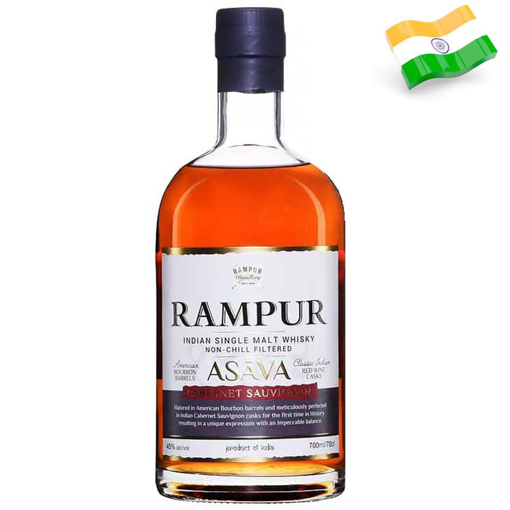 7359 - Whisky de la India Rampur Indian Single Malt Barrel Asava 45º - 70 Cl.
