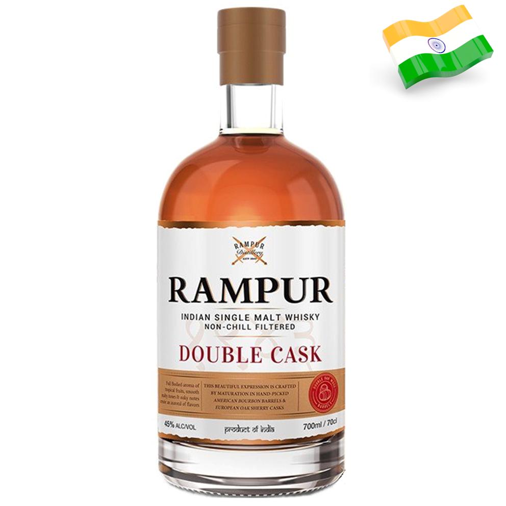 7357 - Whisky de la India Rampur Indian Single Malt Double Cask 45º - 70 Cl.