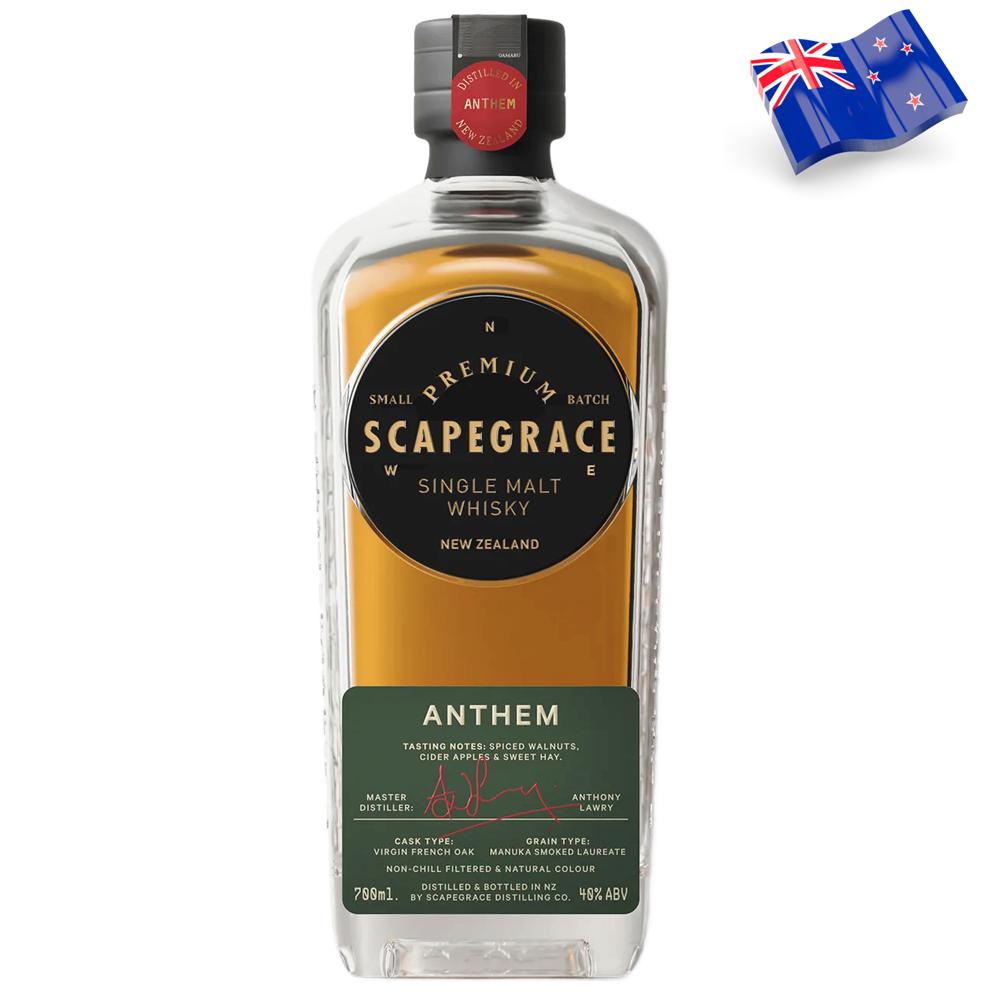 7355 - Whisky Neozelandès Scapegrace Malt Anthem 46º - 70 Cl.