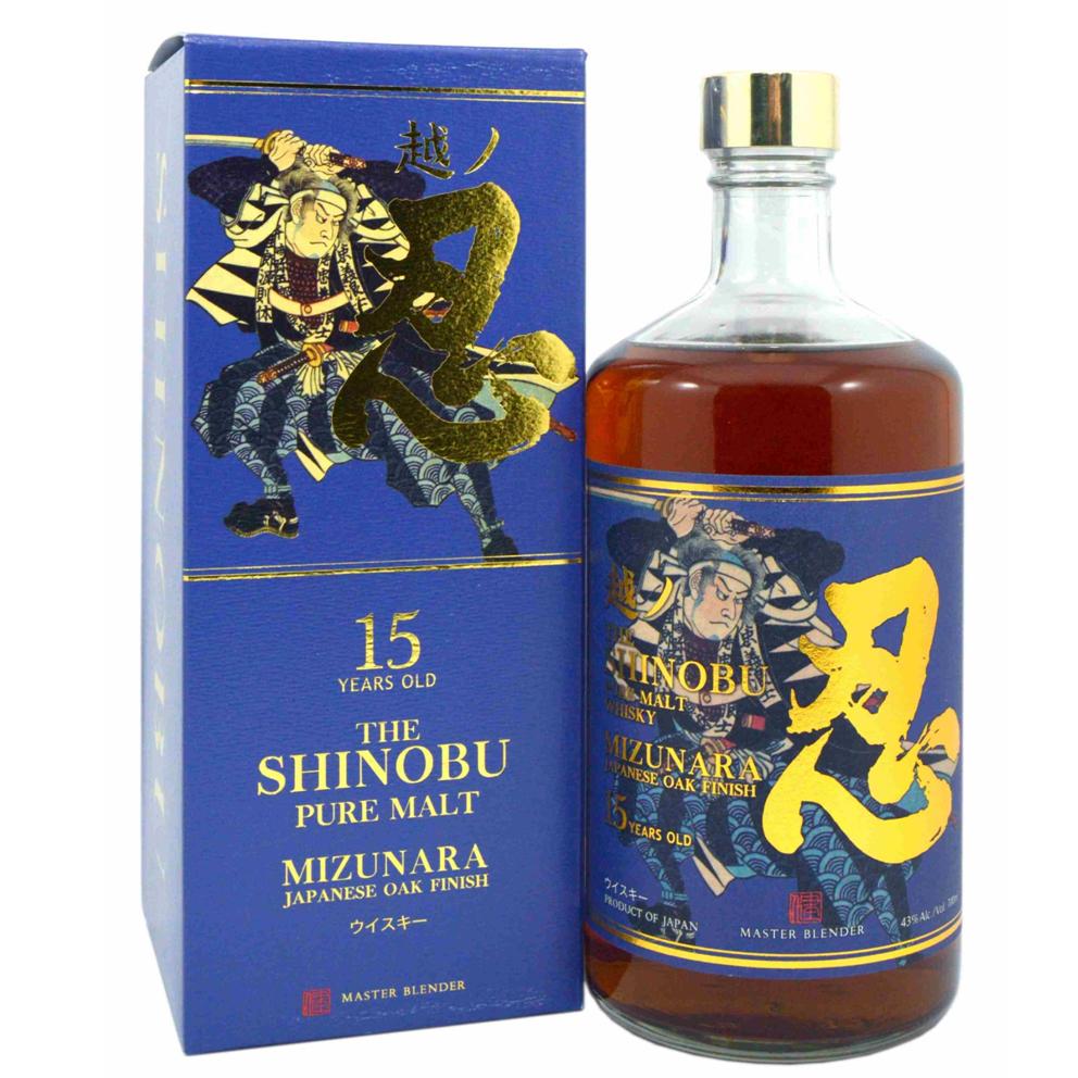 7227 - Whisky Japonès Shinobu 15 Years Old Pure Whisky Mizunara OAK Finish 43º - 70 Cl. - Imatge 2